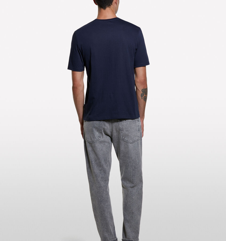 Regular-Fit Kurzarm-T-Shirt in Dunkelblau - kurzärmeliges t-shirt für herren - Dunkelblau | Sisley image number 2